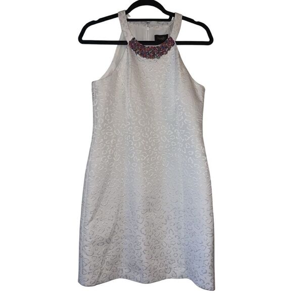 Laundry by Shelli Segal Beaded Summer Dress Size 4 - Picture 3 of 10